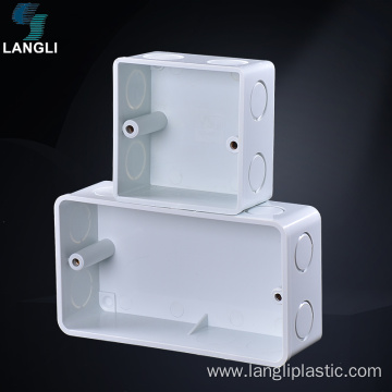 Wall Mounting Switch Outlet PVC Junction Box